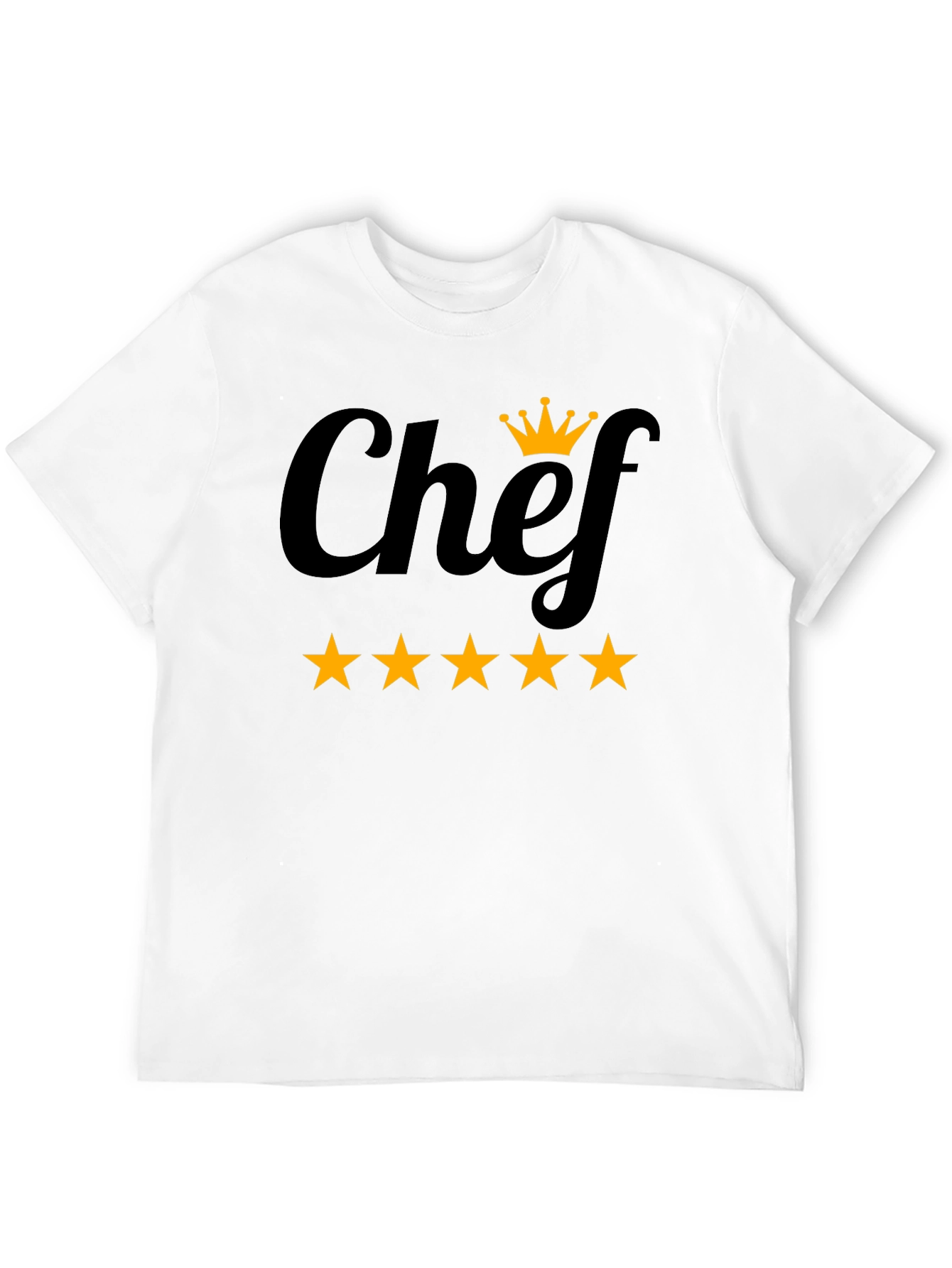 Chef Five-Star T-Shirt | Culinary Royalty Tee