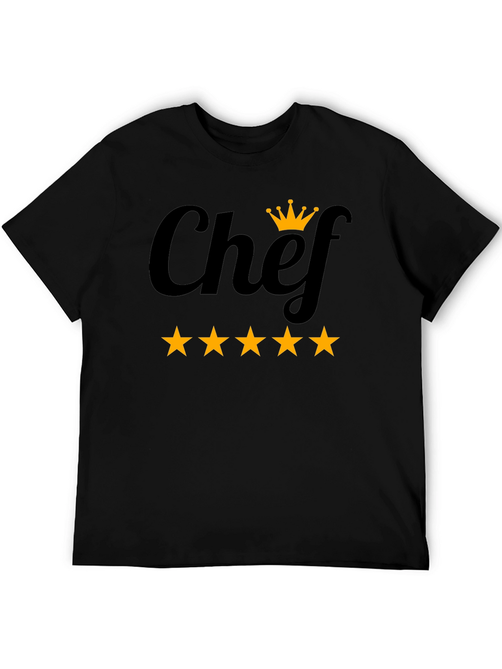Chef Five-Star T-Shirt | Culinary Royalty Tee