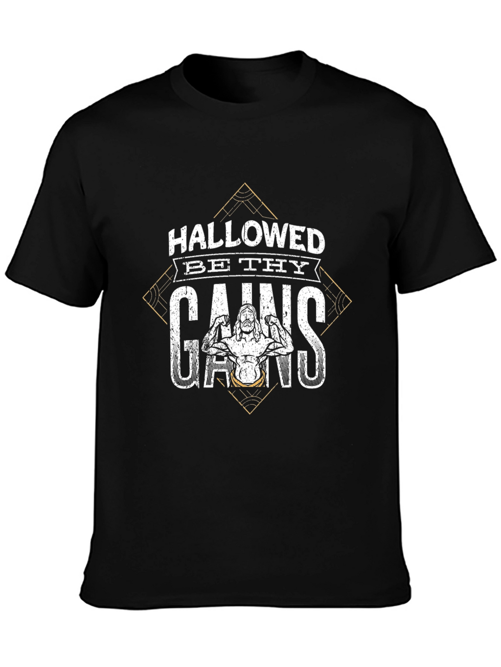 Hallowed Be Thy Gains Black T-Shirt