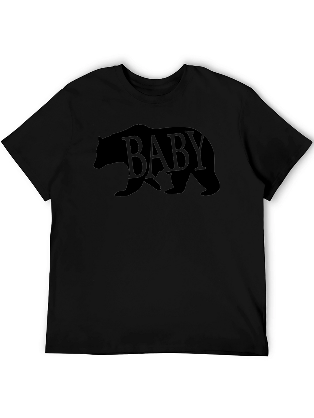 Baby Bear Graphic Print Mens T-Shirt