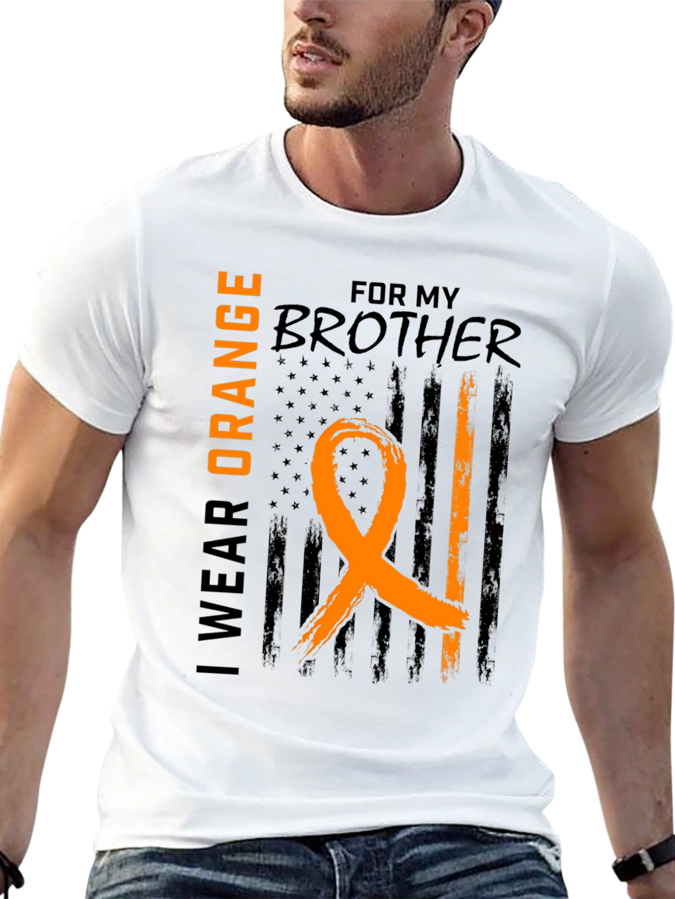 I Wear Orange For My Brother T-Shirt