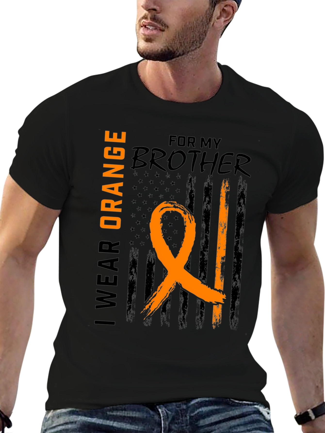 I Wear Orange For My Brother T-Shirt