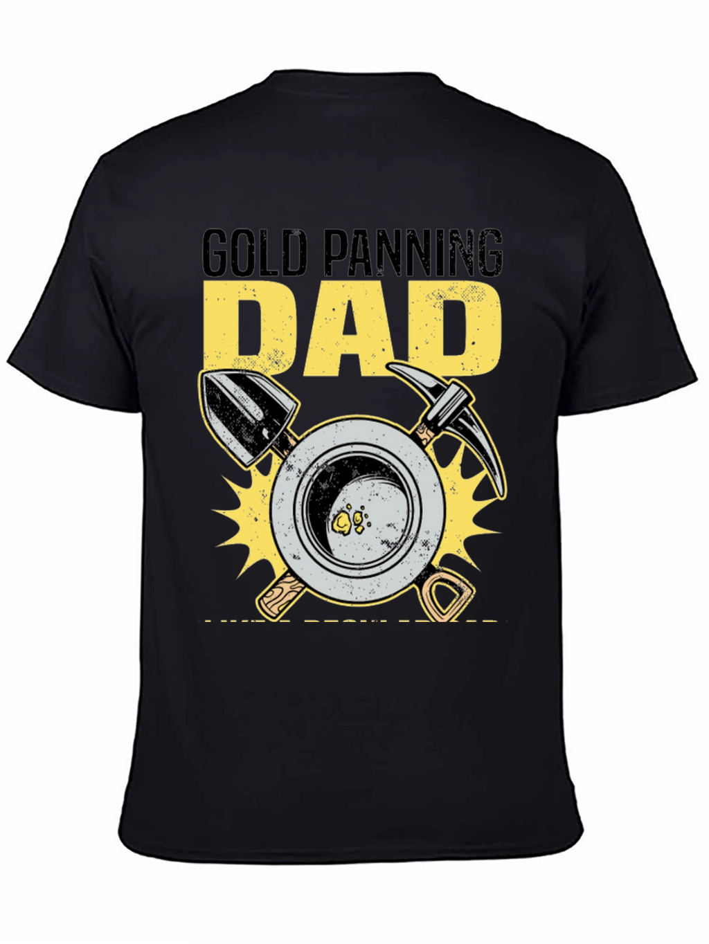 Gold Panning Dad Graphic T-Shirt