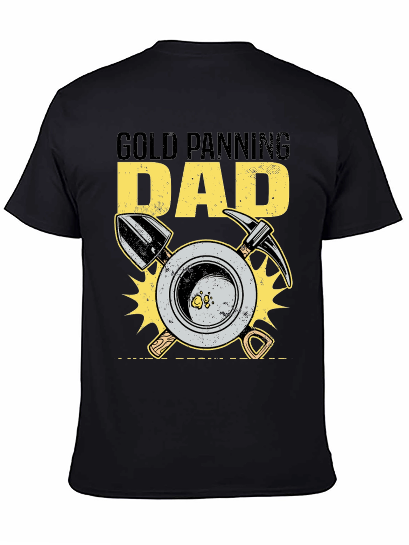 Gold Panning Dad Graphic T-Shirt