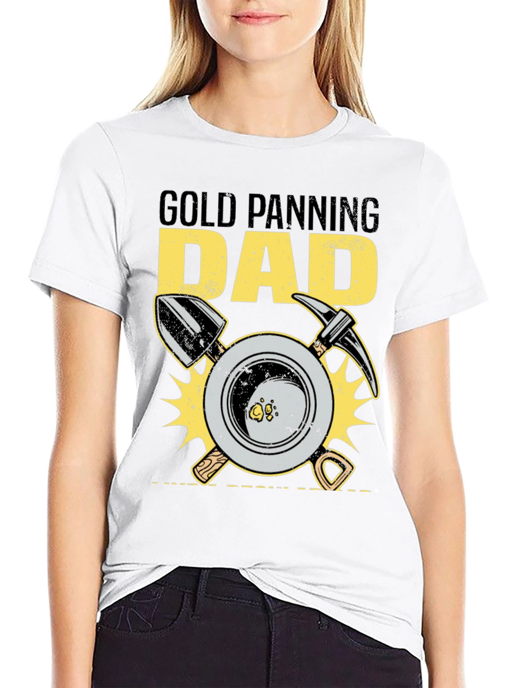 Gold Panning Dad Graphic T-Shirt