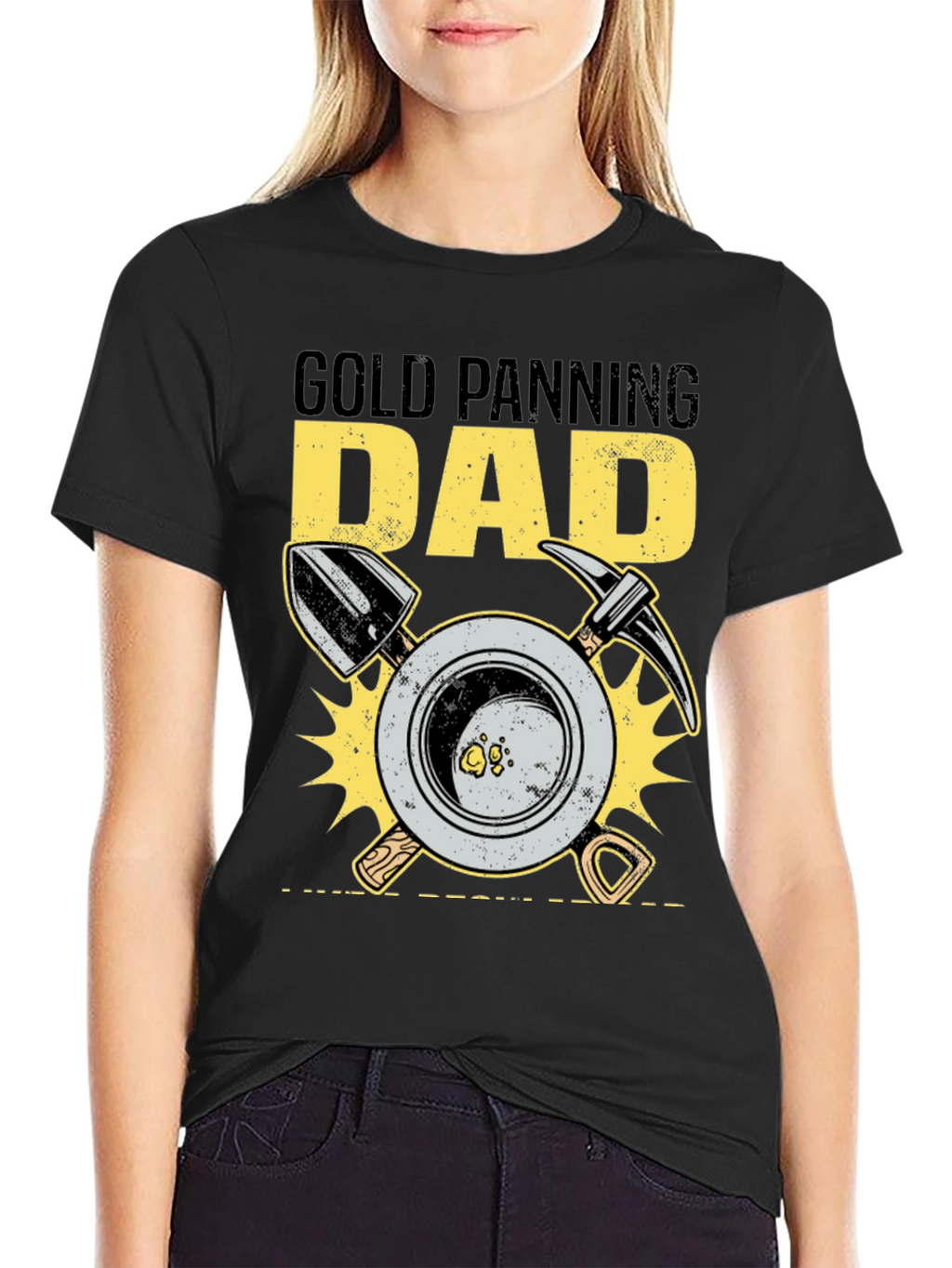 Gold Panning Dad Graphic T-Shirt