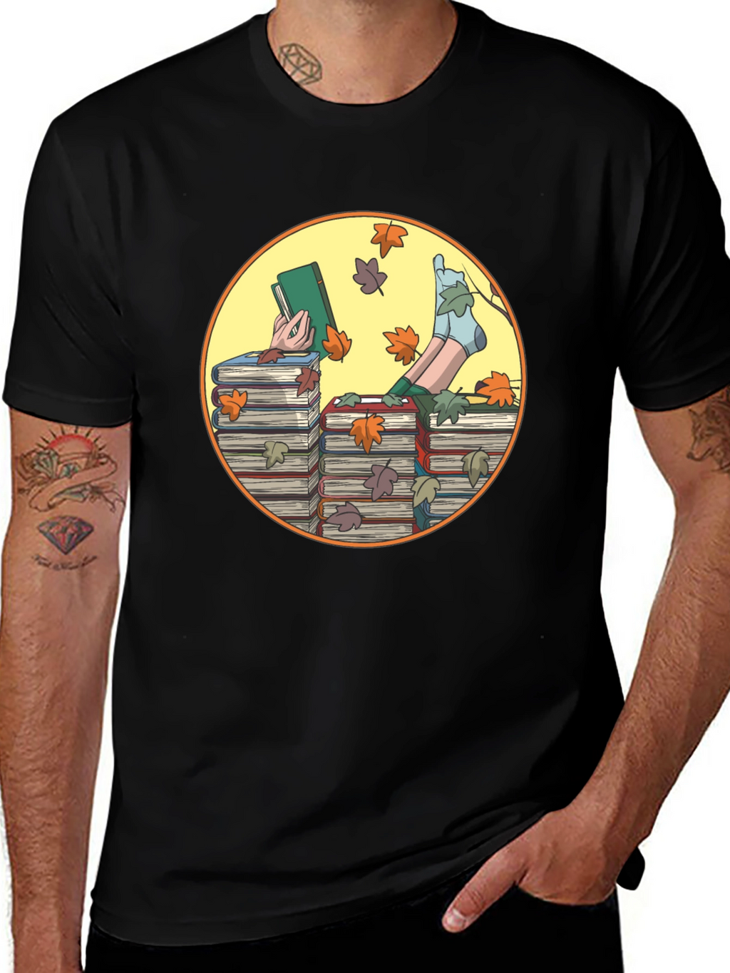 Book Lover Graphic T-Shirt - Cozy Reading Tee