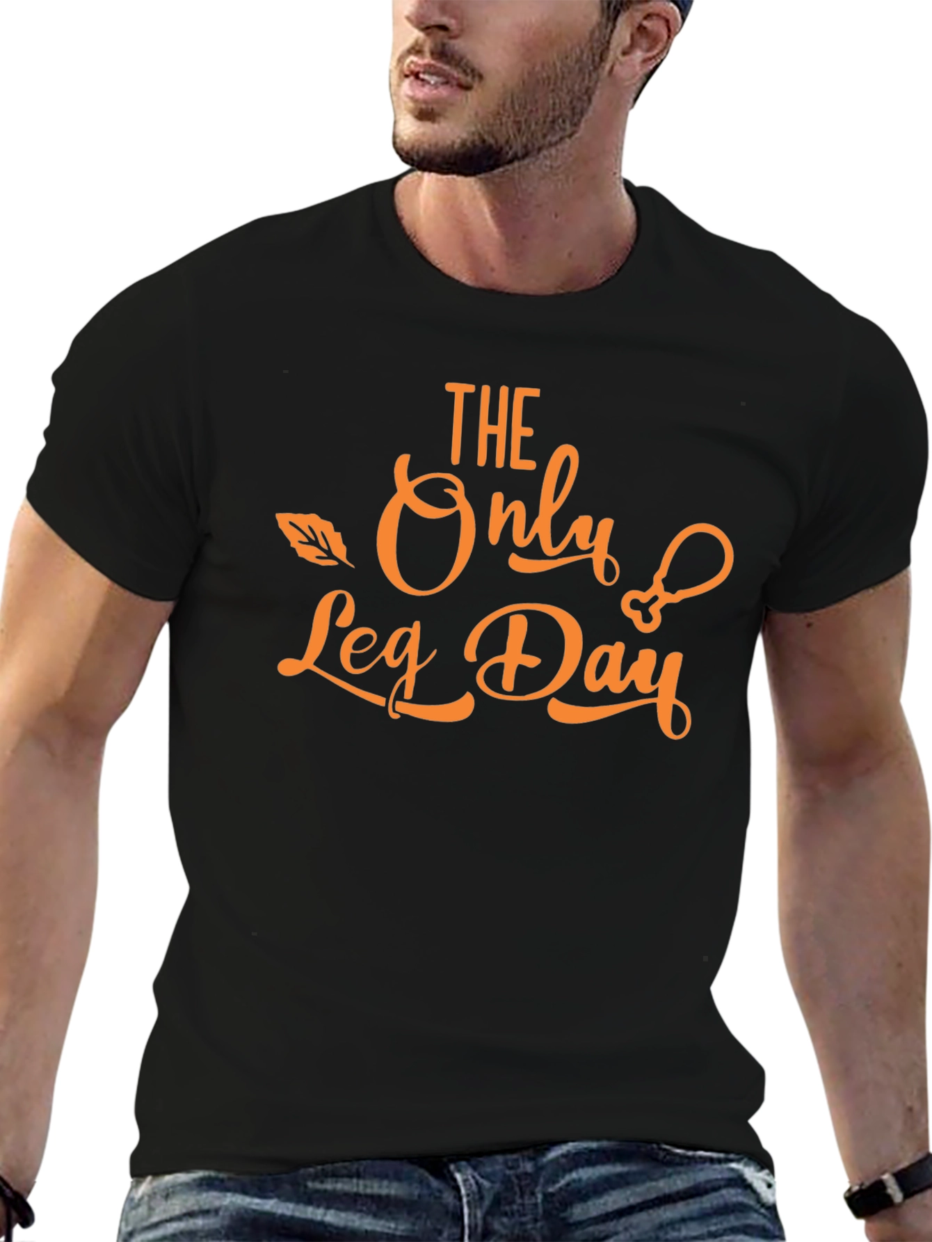 Funny Thanksgiving Leg Day T-Shirt