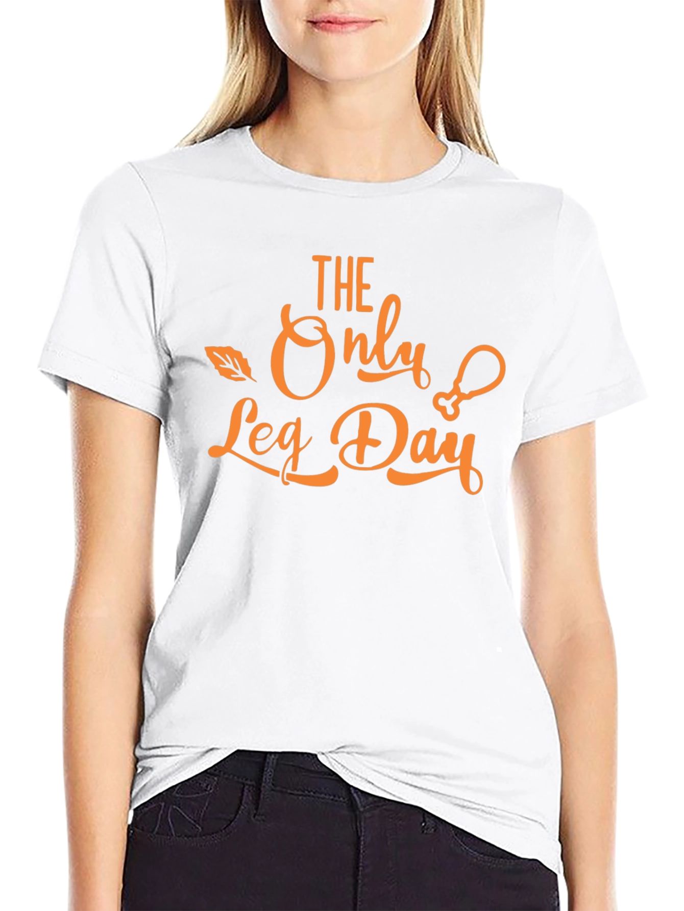 Funny Thanksgiving Leg Day T-Shirt