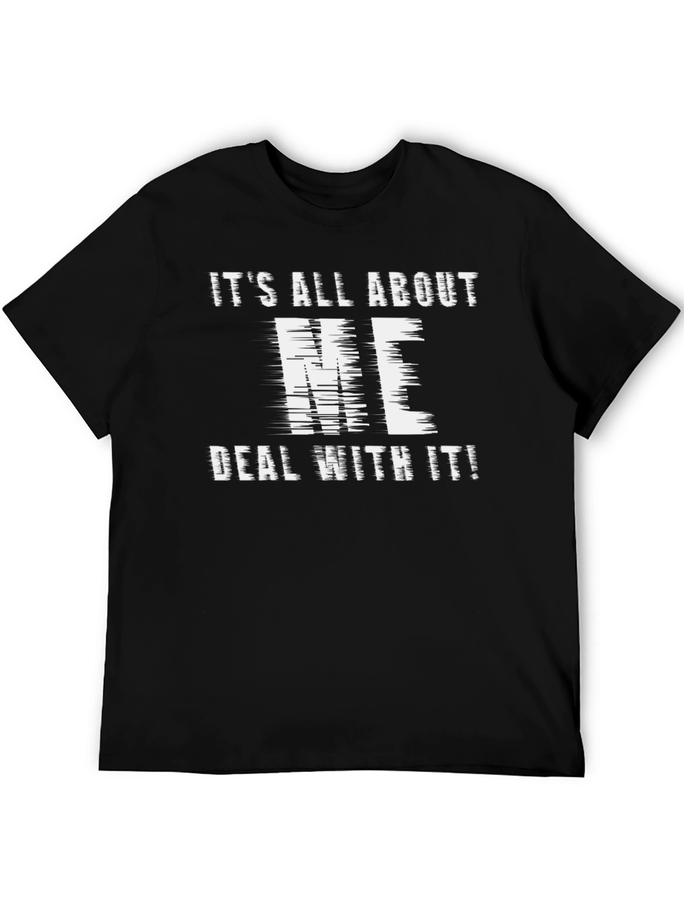 Its All About Me Black Graphic Tee
