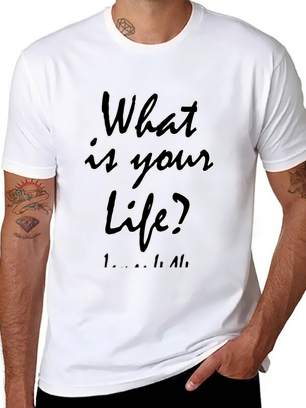 What is Your Life? Black T-Shirt