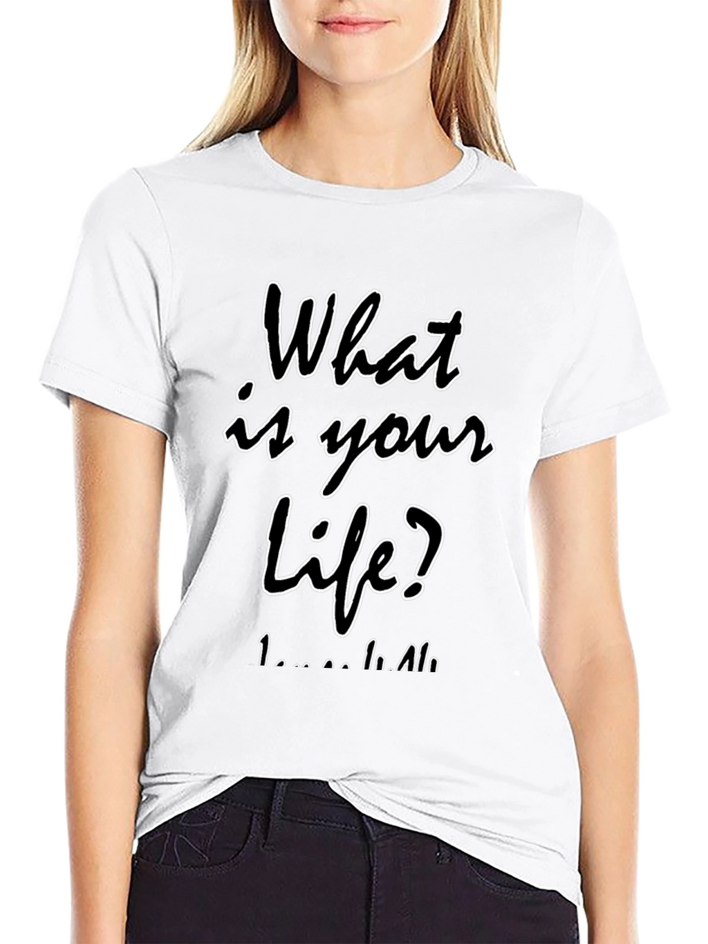 What is Your Life? Black T-Shirt