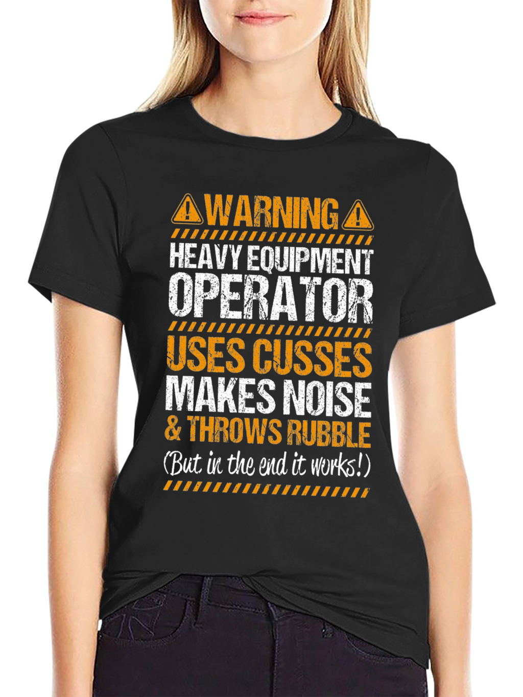 Warning Heavy Equipment Operator T-Shirt