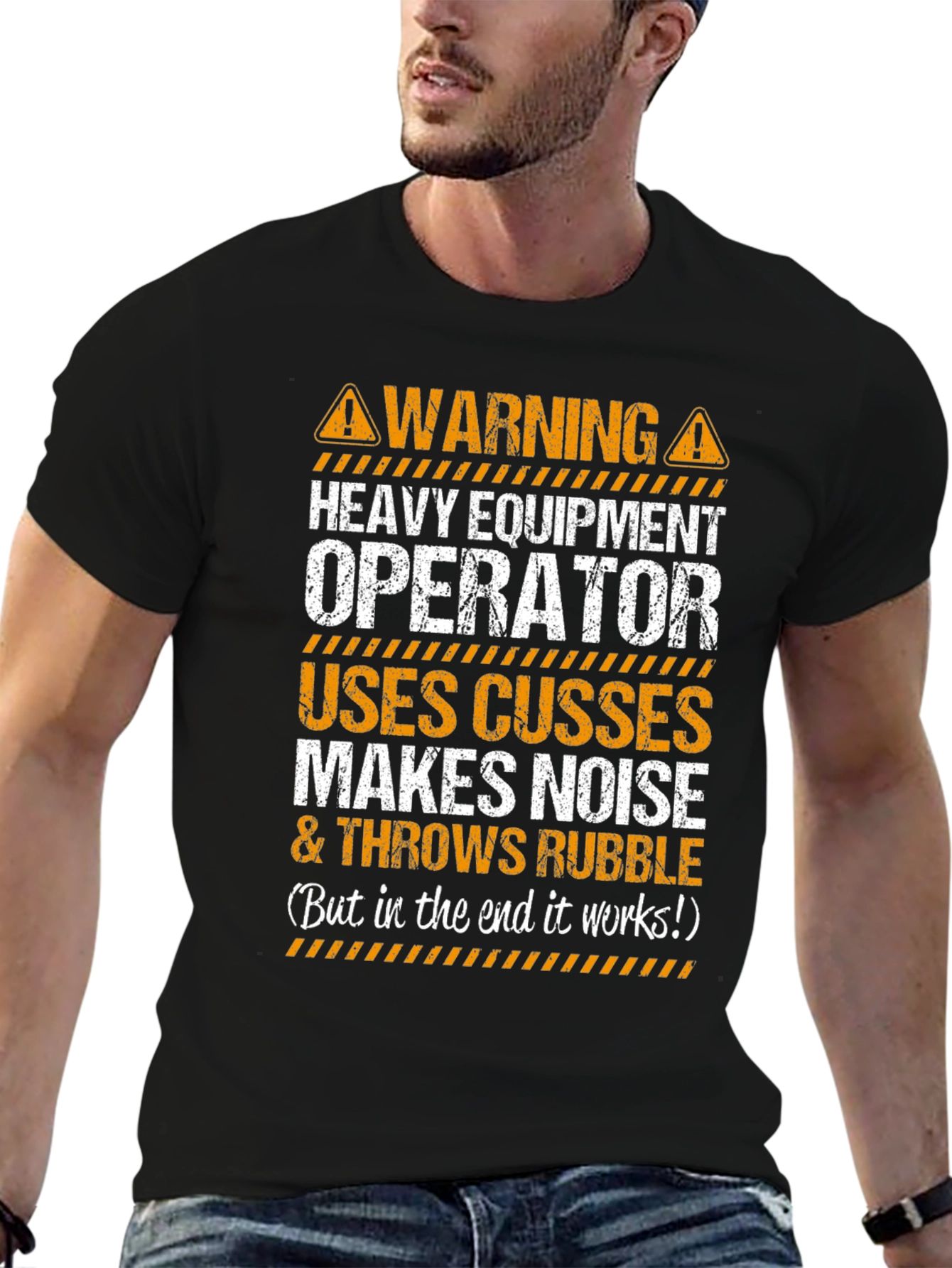 Warning Heavy Equipment Operator T-Shirt