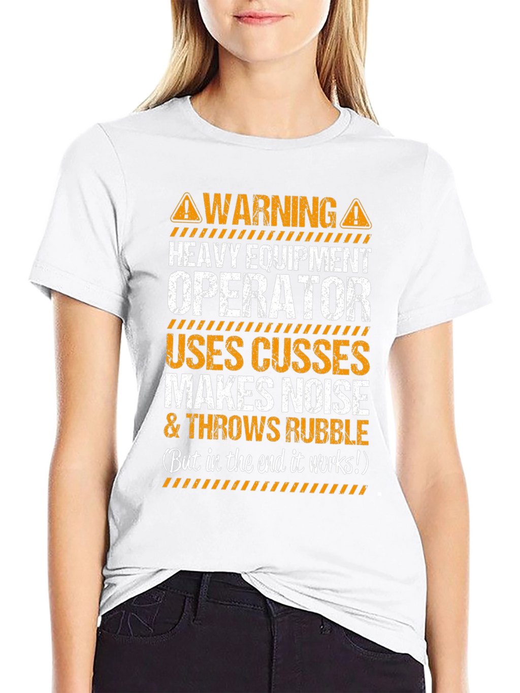 Warning Heavy Equipment Operator T-Shirt