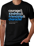 Courage Kindness Friendship Character T-Shirt