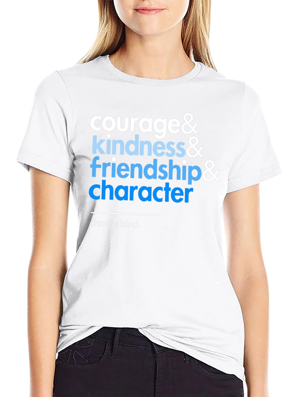 Courage Kindness Friendship Character T-Shirt