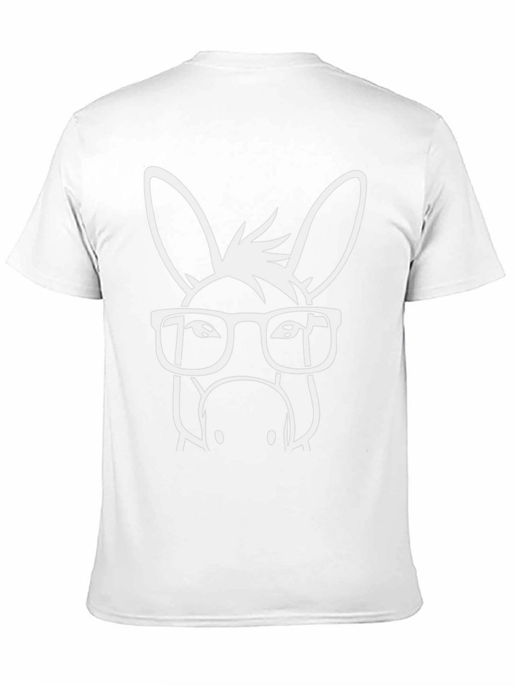 Funny Donkey with Glasses Graphic T-Shirt