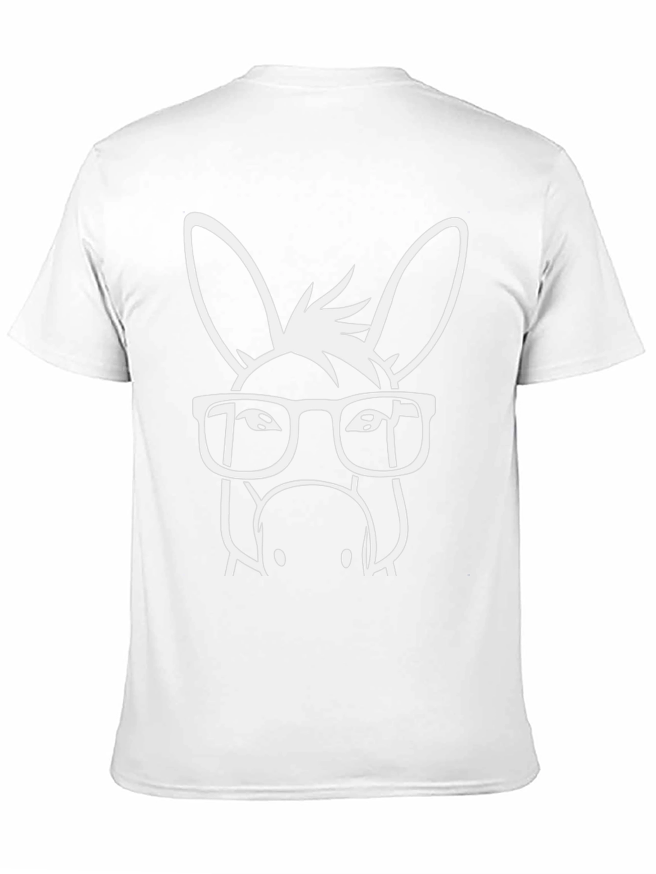 Funny Donkey with Glasses Graphic T-Shirt
