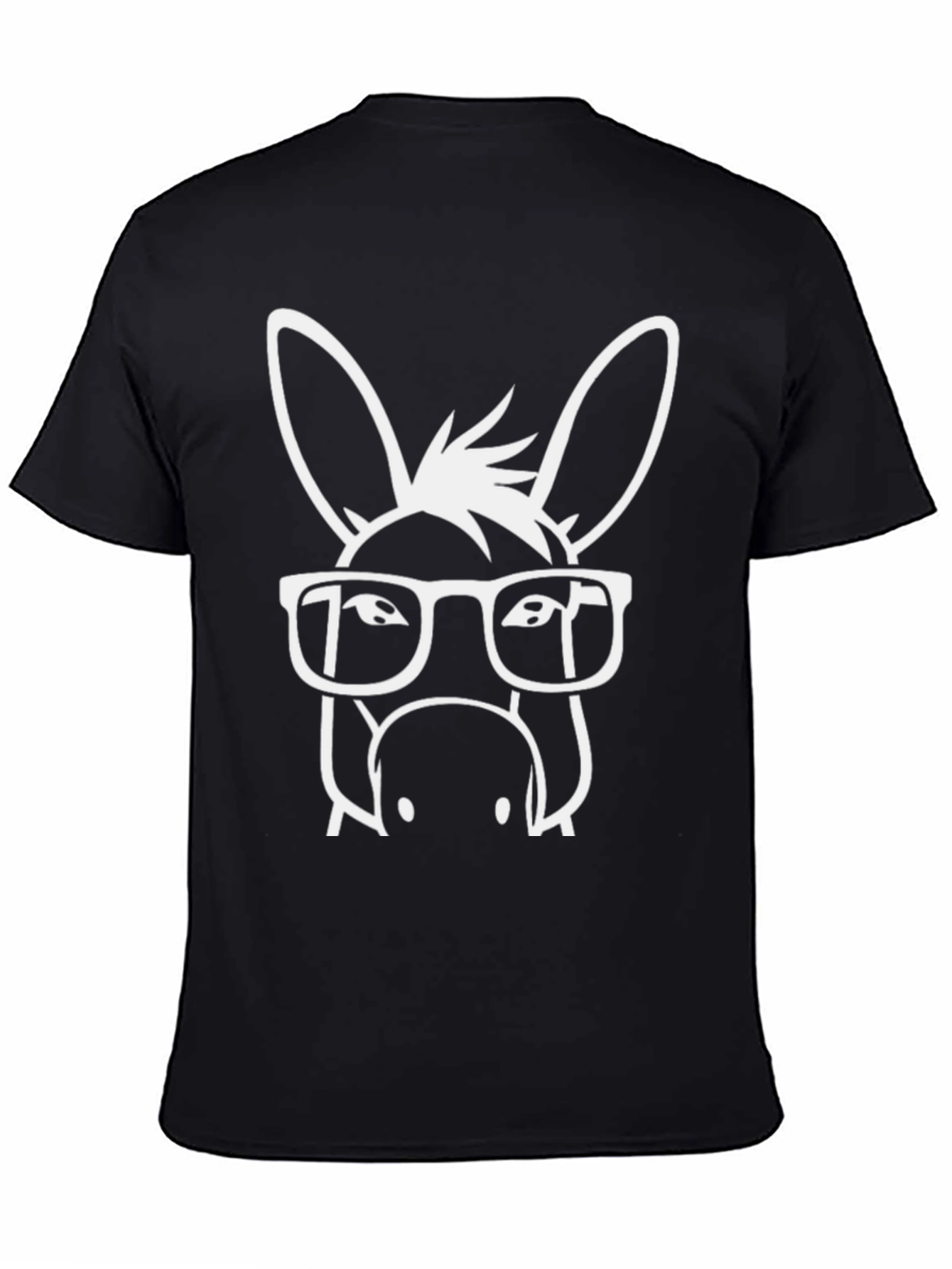 Funny Donkey with Glasses Graphic T-Shirt