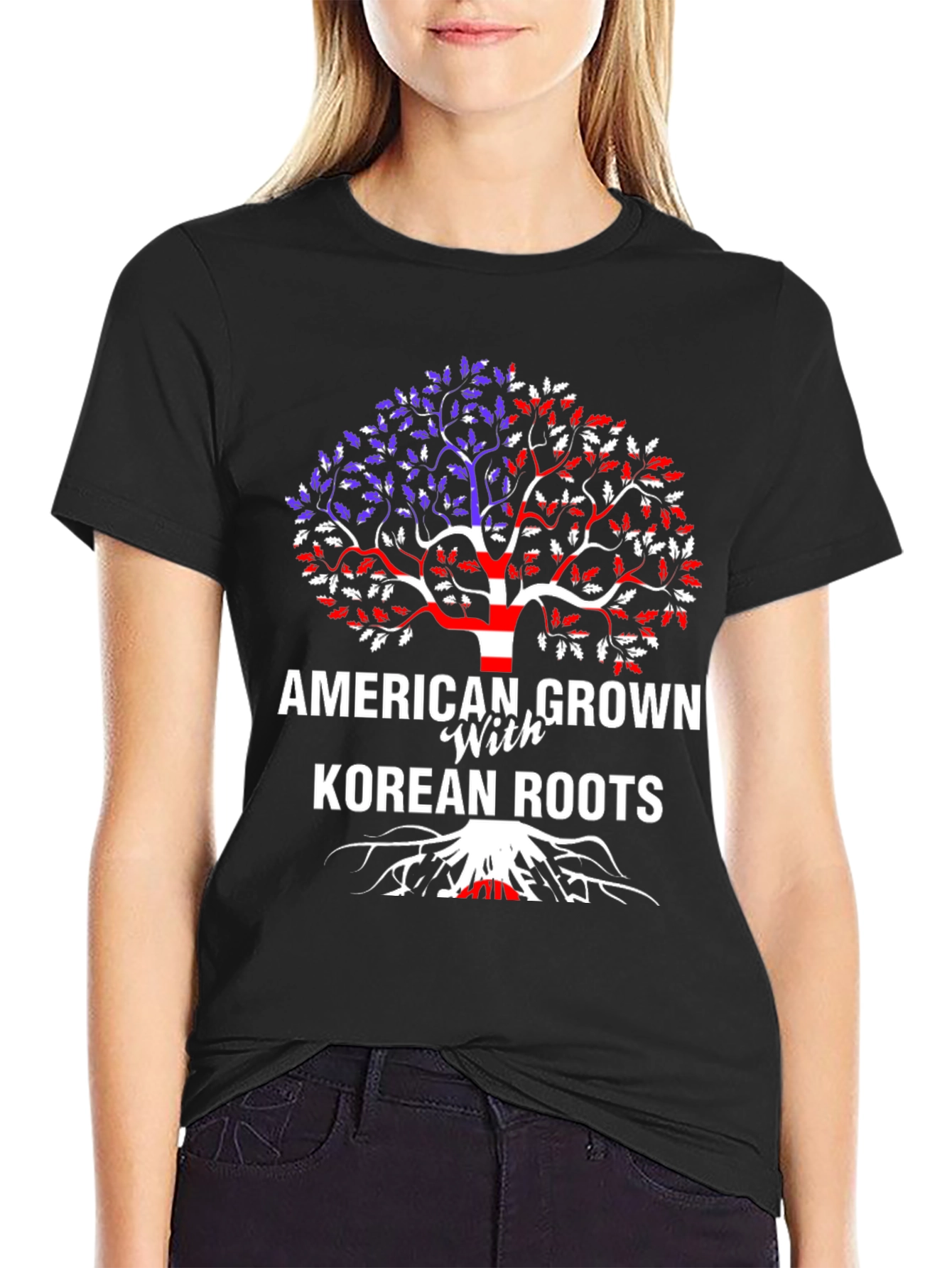 American Grown with Korean Roots T-Shirt