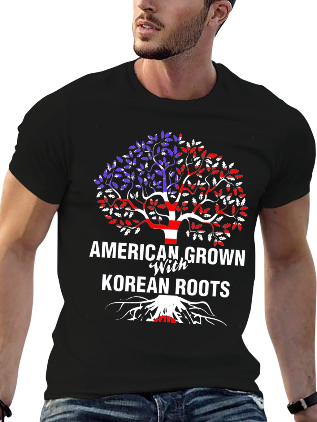 American Grown with Korean Roots T-Shirt
