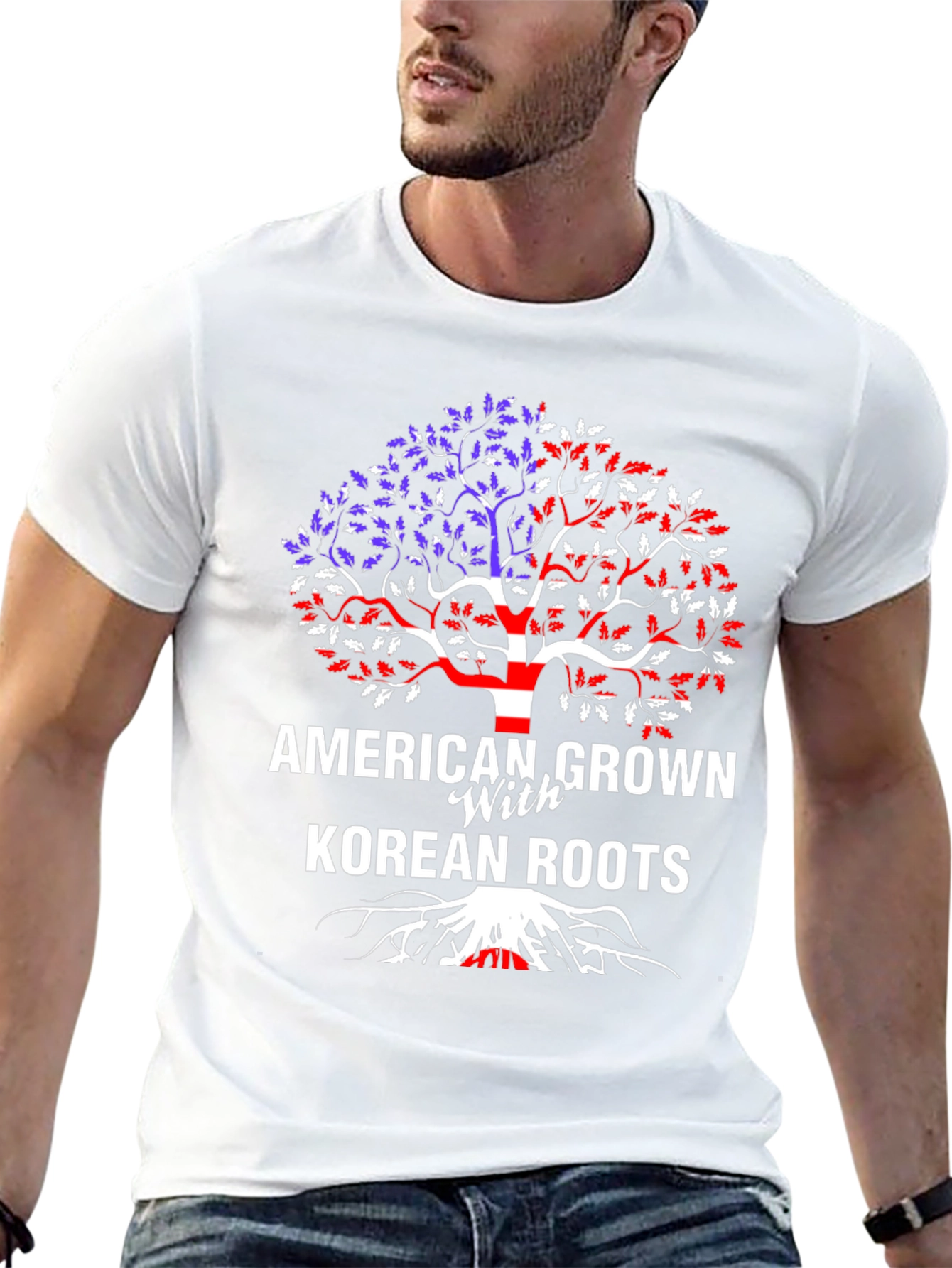 American Grown with Korean Roots T-Shirt