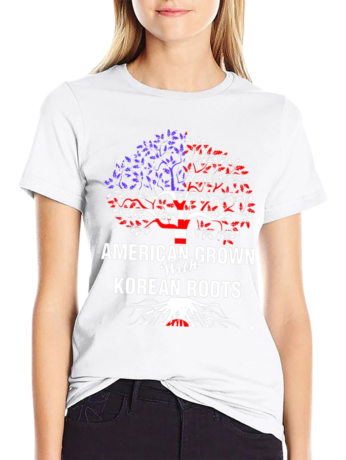 American Grown with Korean Roots T-Shirt