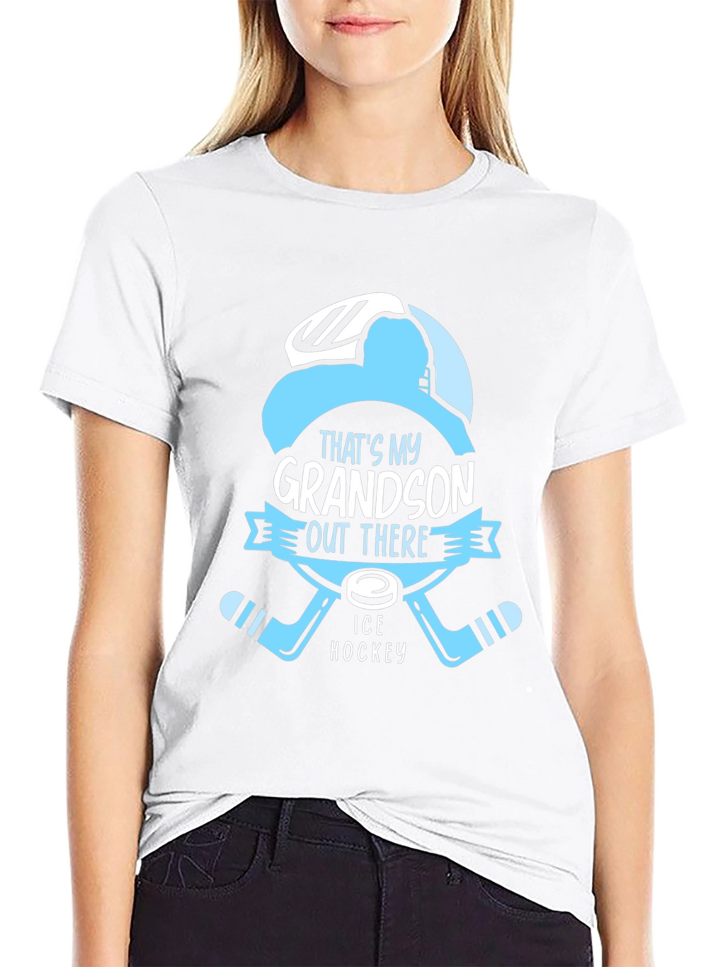 Ice Hockey Grandson T-Shirt
