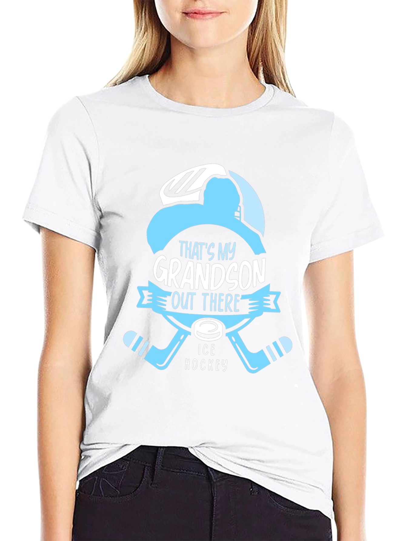 Ice Hockey Grandson T-Shirt