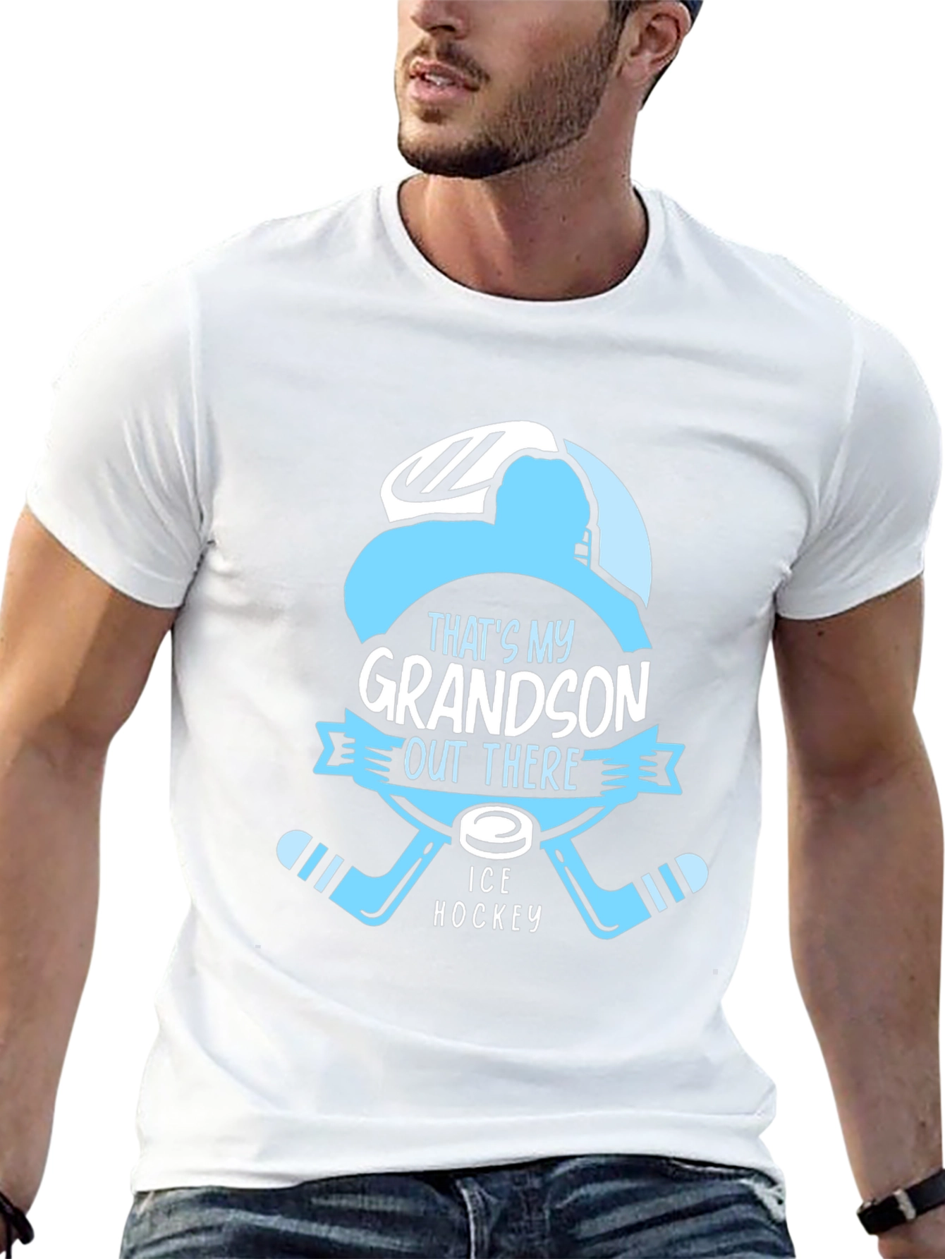 Ice Hockey Grandson T-Shirt