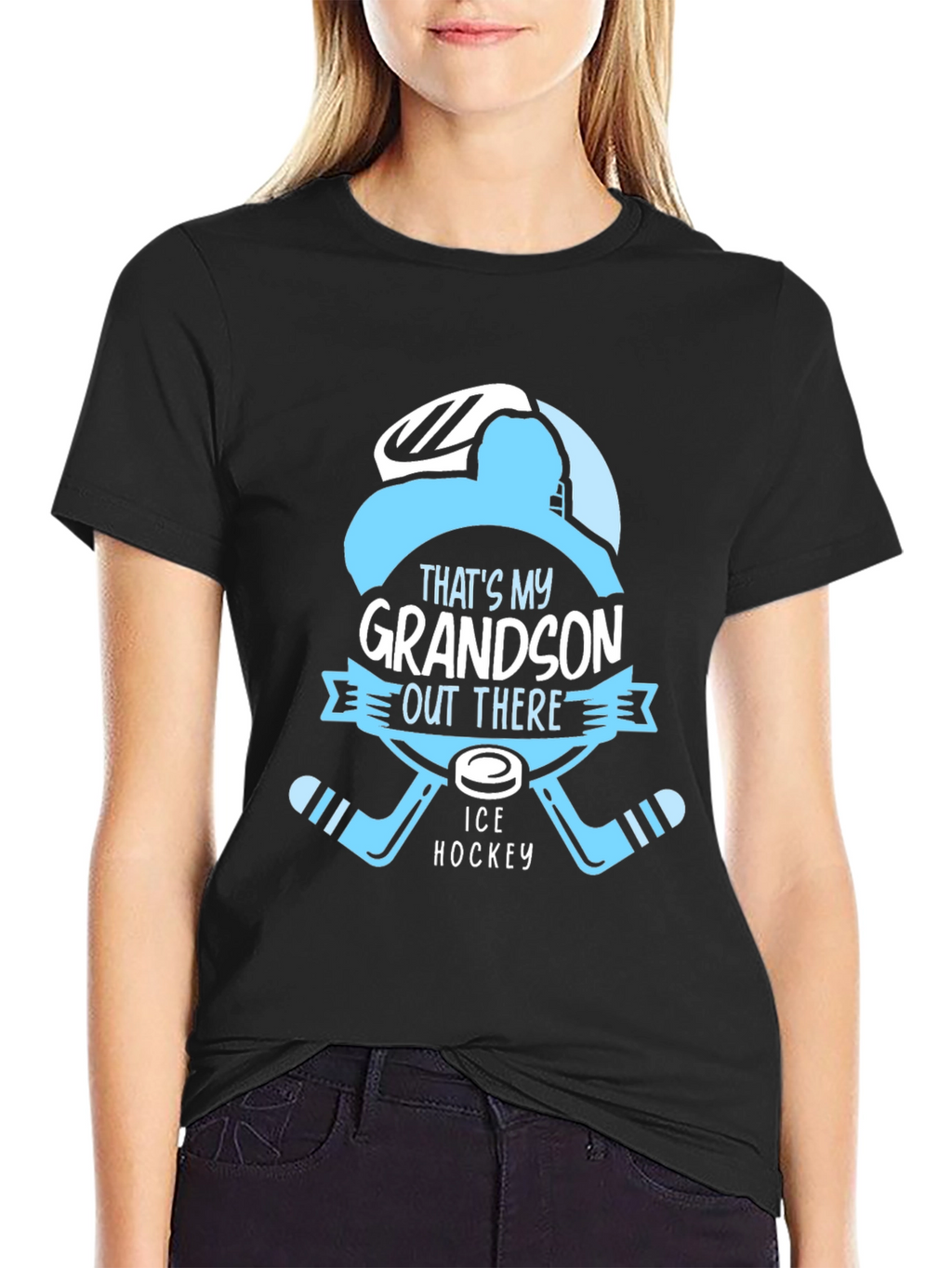 Ice Hockey Grandson T-Shirt