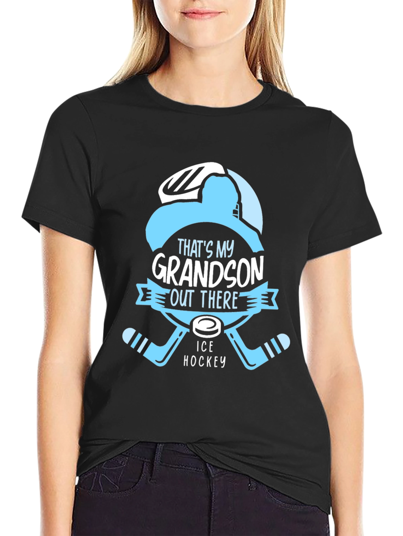 Ice Hockey Grandson T-Shirt