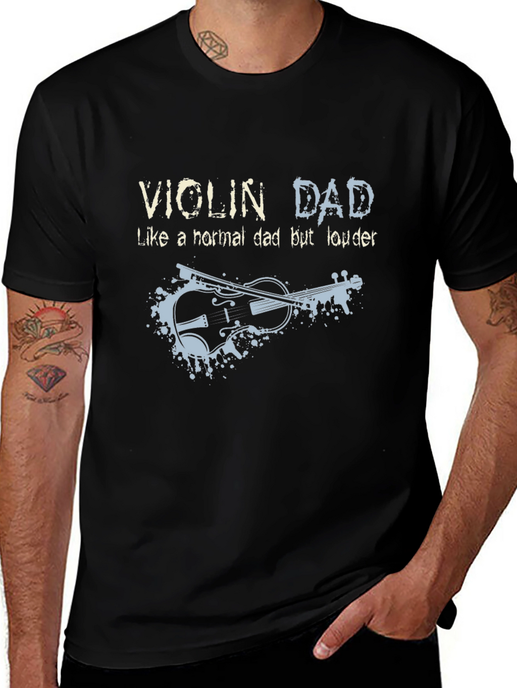 Violin Dad T-Shirt - Loud and Proud!