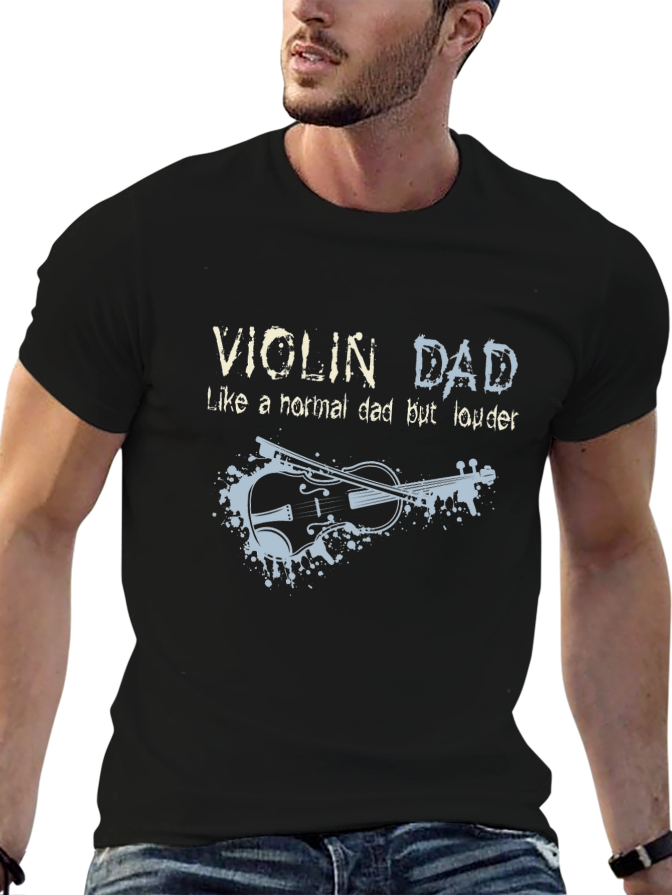 Violin Dad T-Shirt - Loud and Proud!