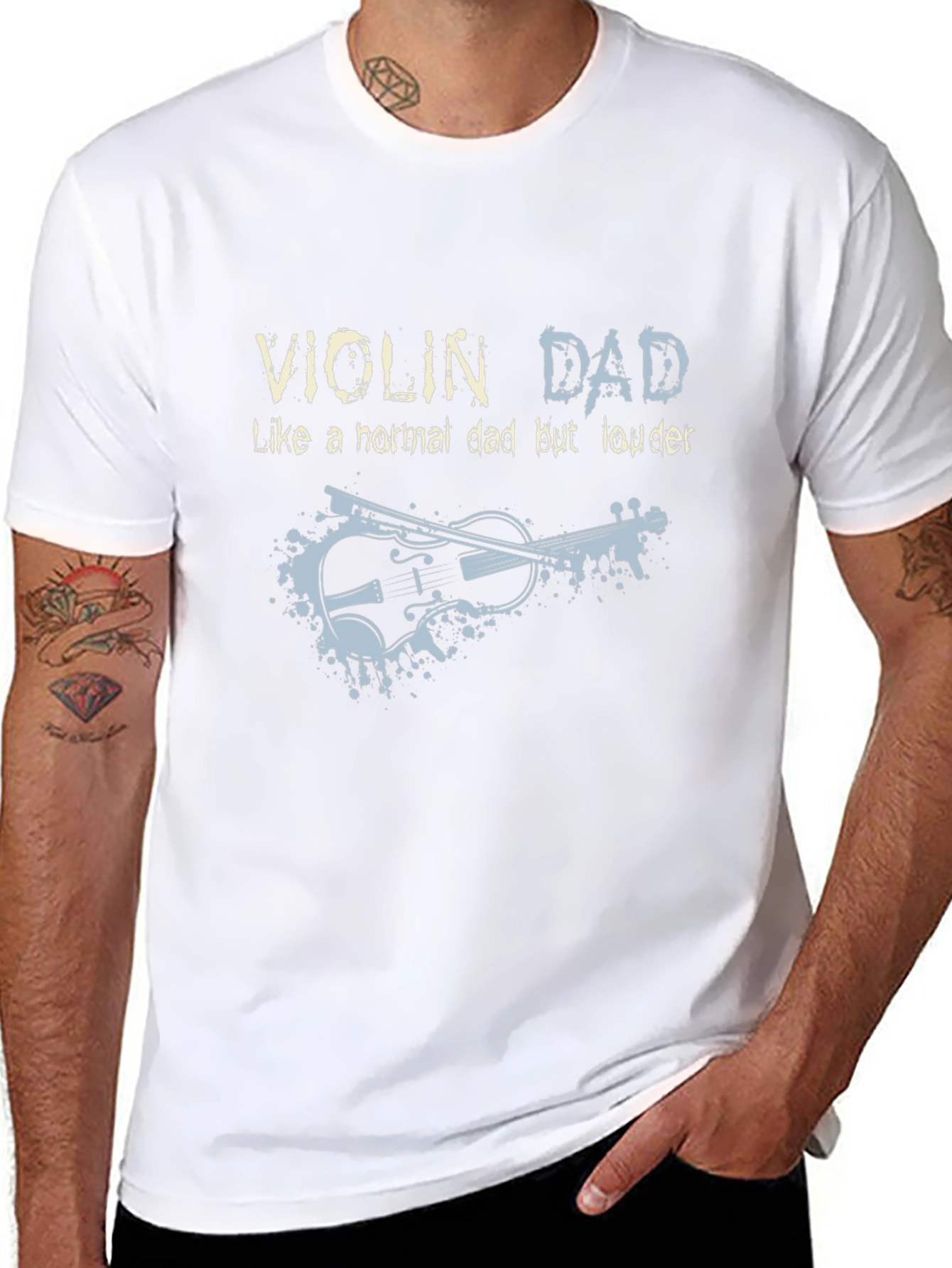 Violin Dad T-Shirt - Loud and Proud!
