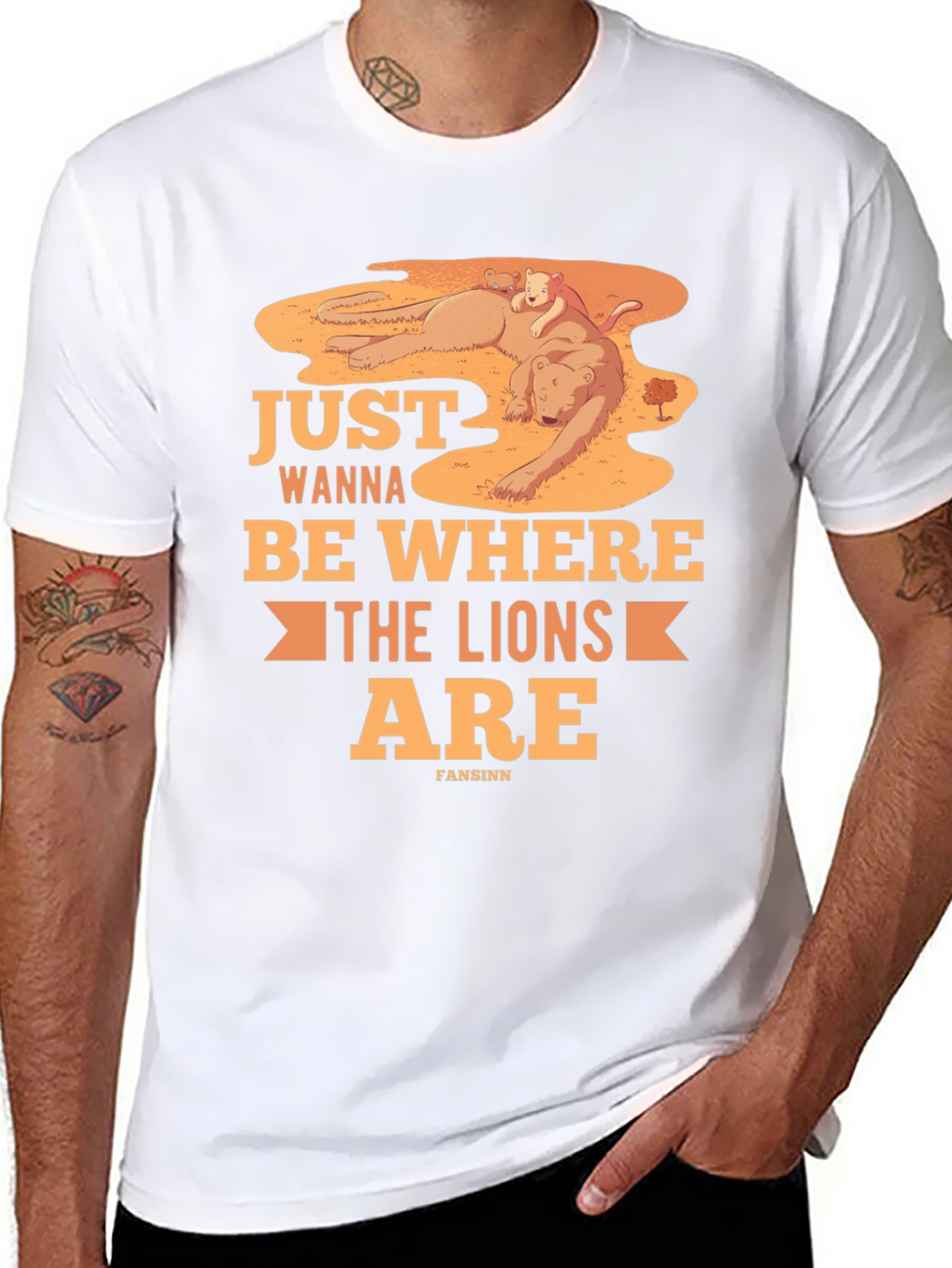 Just Wanna Be Where The Lions Are T-Shirt
