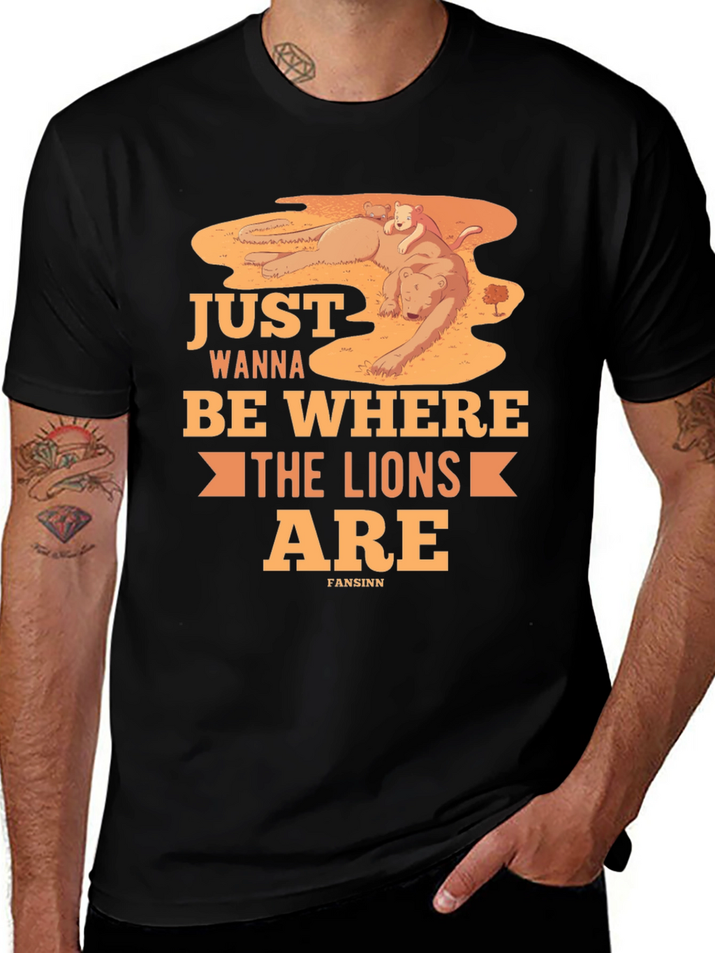 Just Wanna Be Where The Lions Are T-Shirt