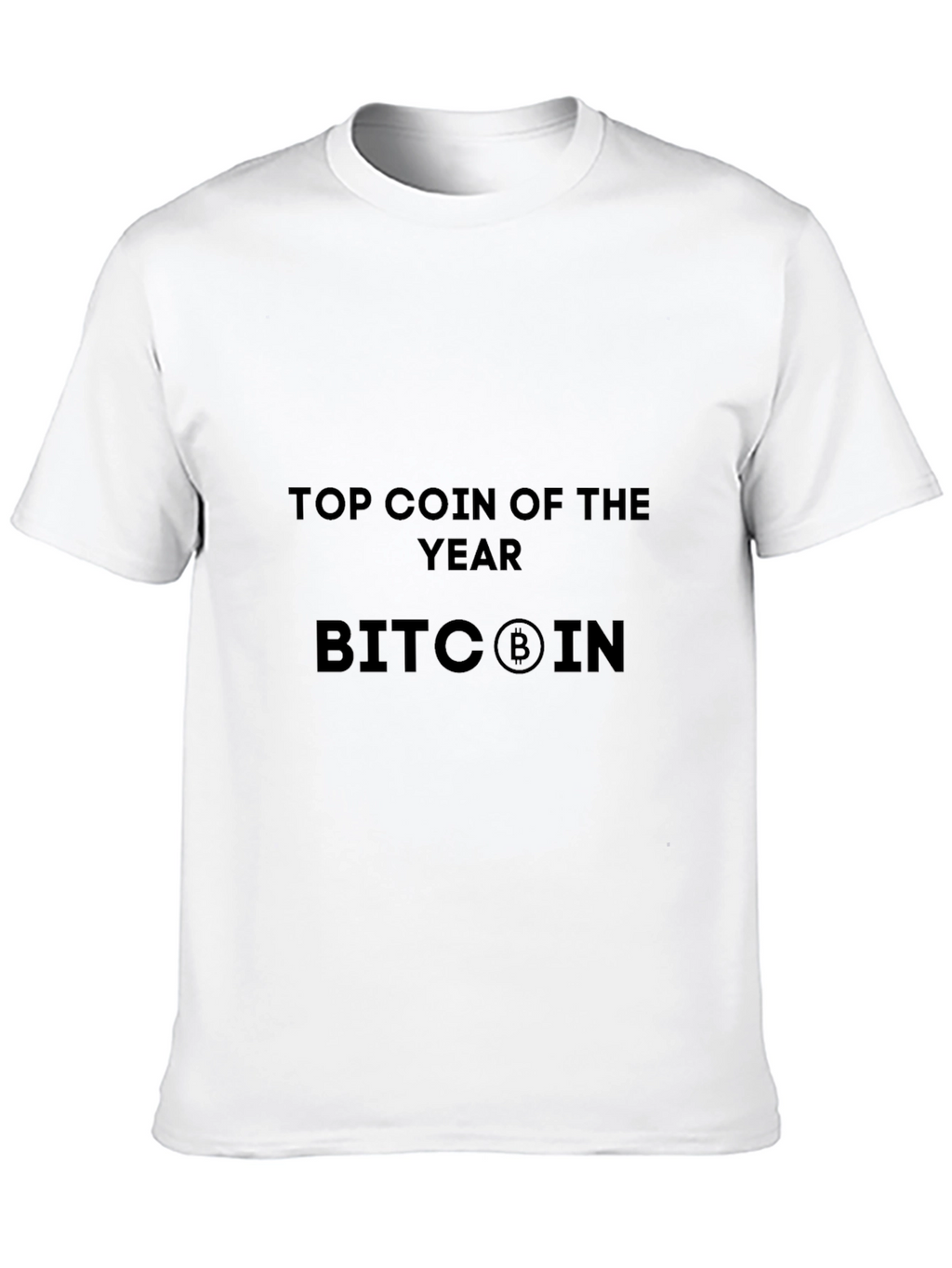 Bitcoin Top Coin of the Year Black T-Shirt