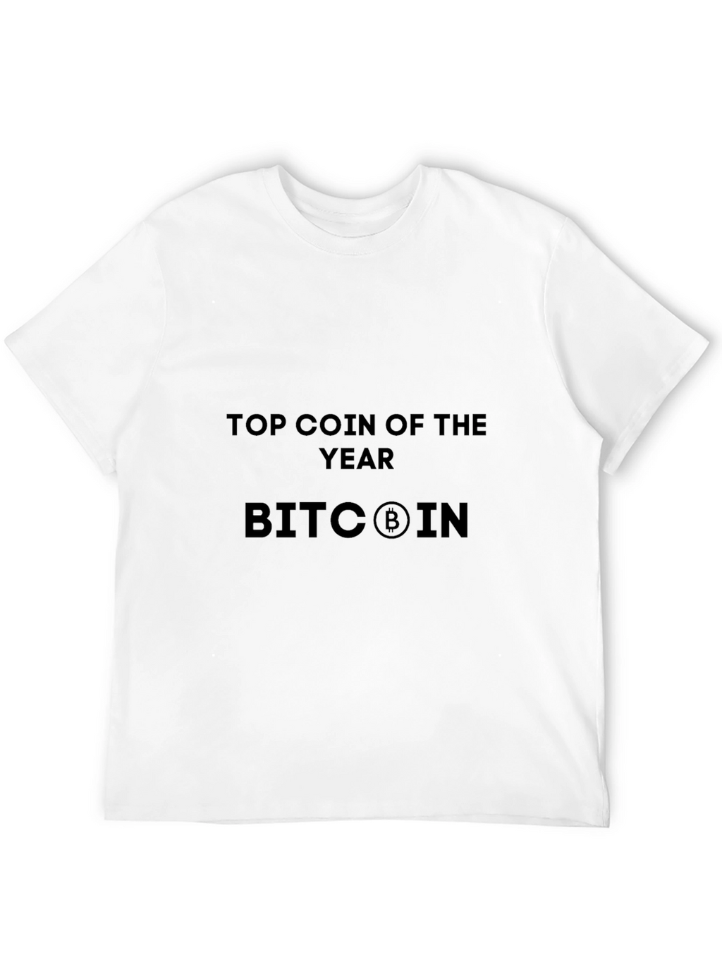 Bitcoin Top Coin of the Year Black T-Shirt
