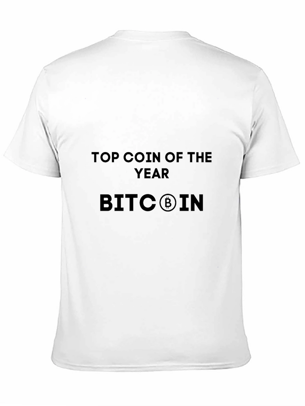 Bitcoin Top Coin of the Year Black T-Shirt