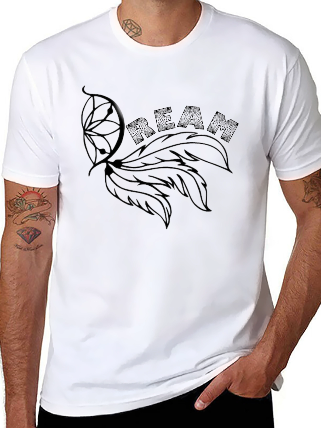 Dreamcatcher Black T-Shirt - Graphic Tee