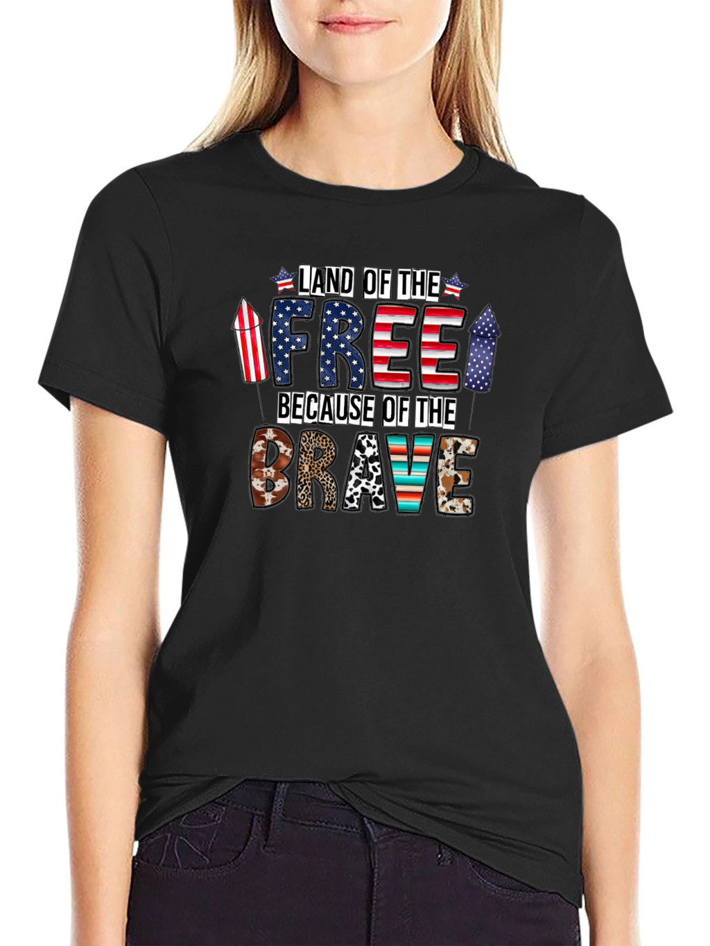 Land of the Free Graphic T-Shirt