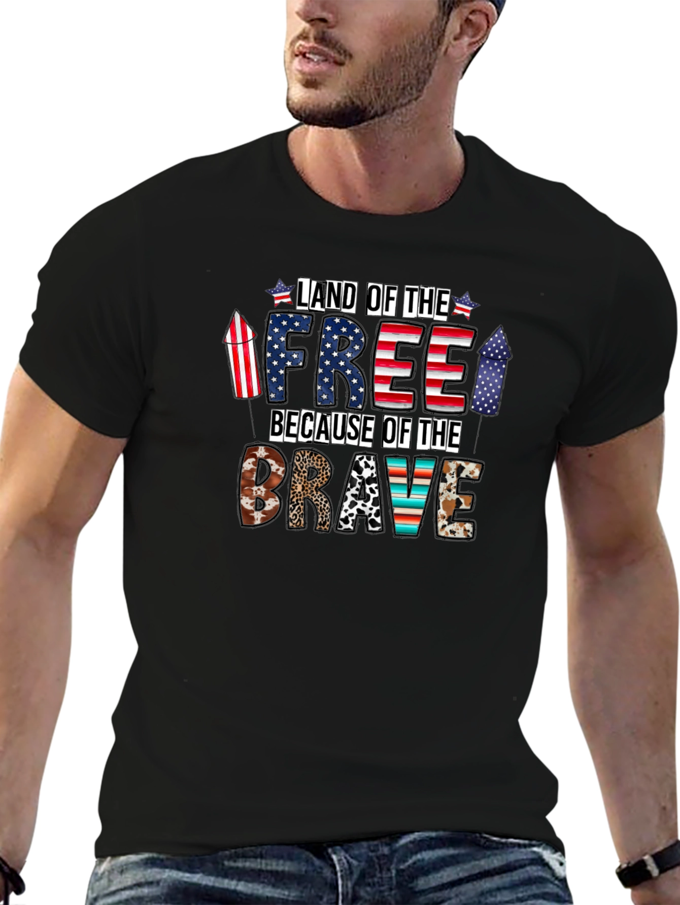Land of the Free Graphic T-Shirt