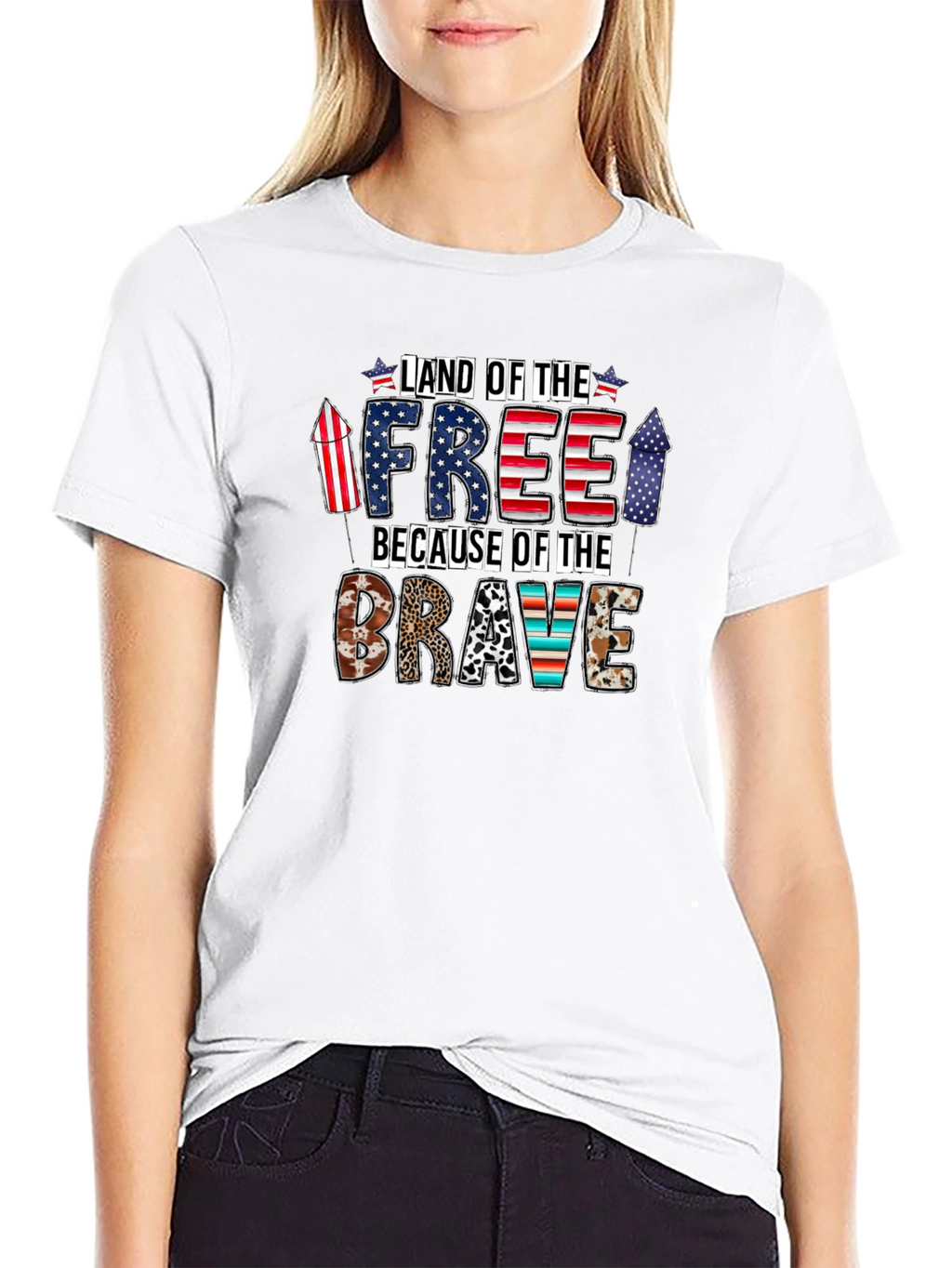Land of the Free Graphic T-Shirt