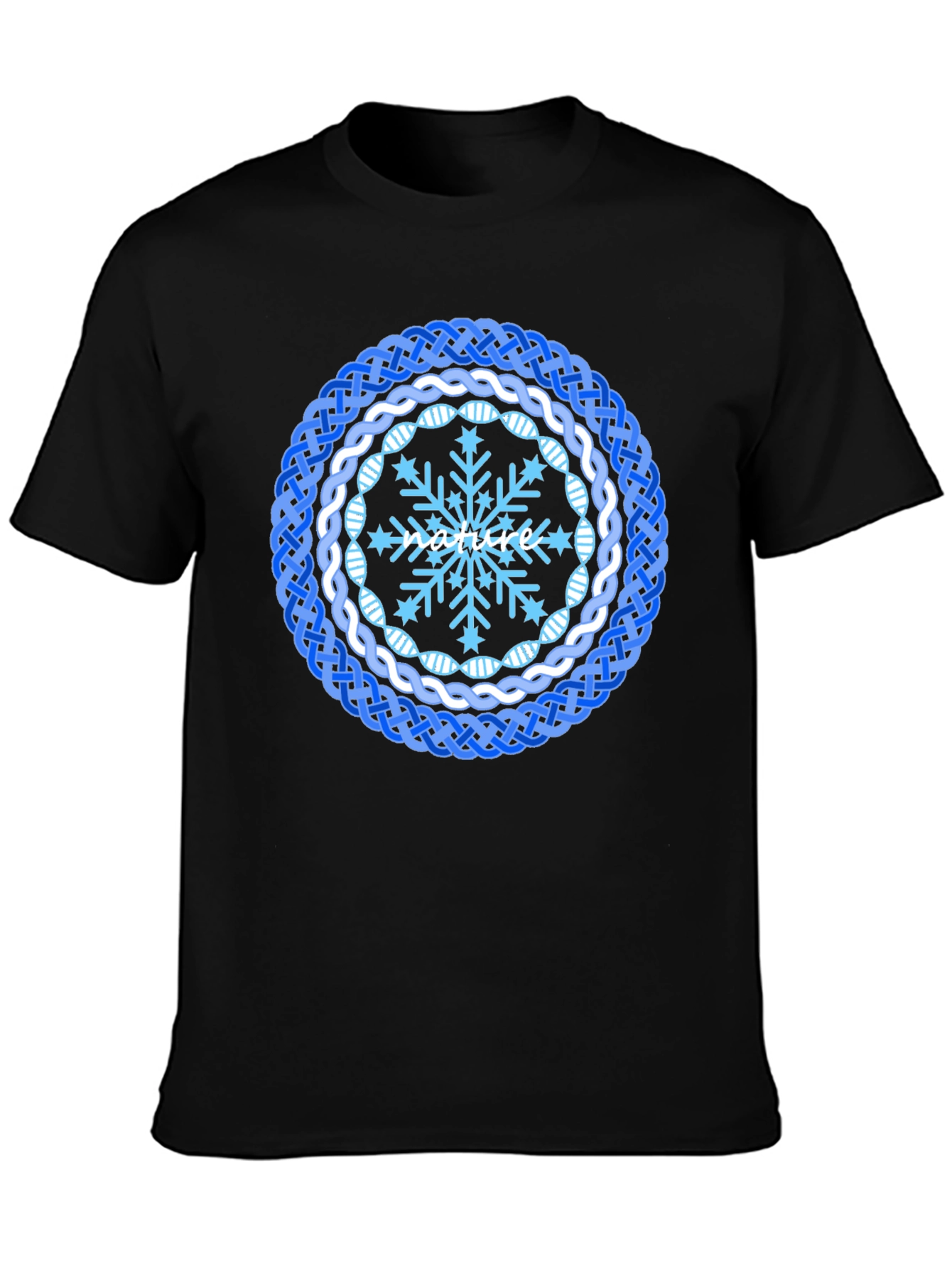 Nature Snowflake Mandala T-Shirt