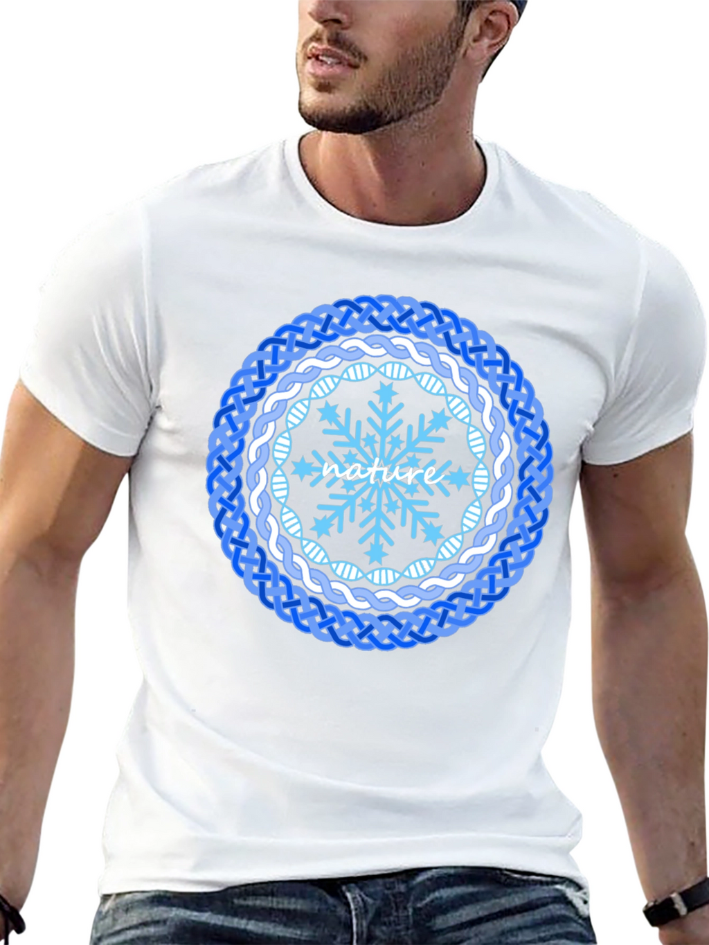 Nature Snowflake Mandala T-Shirt