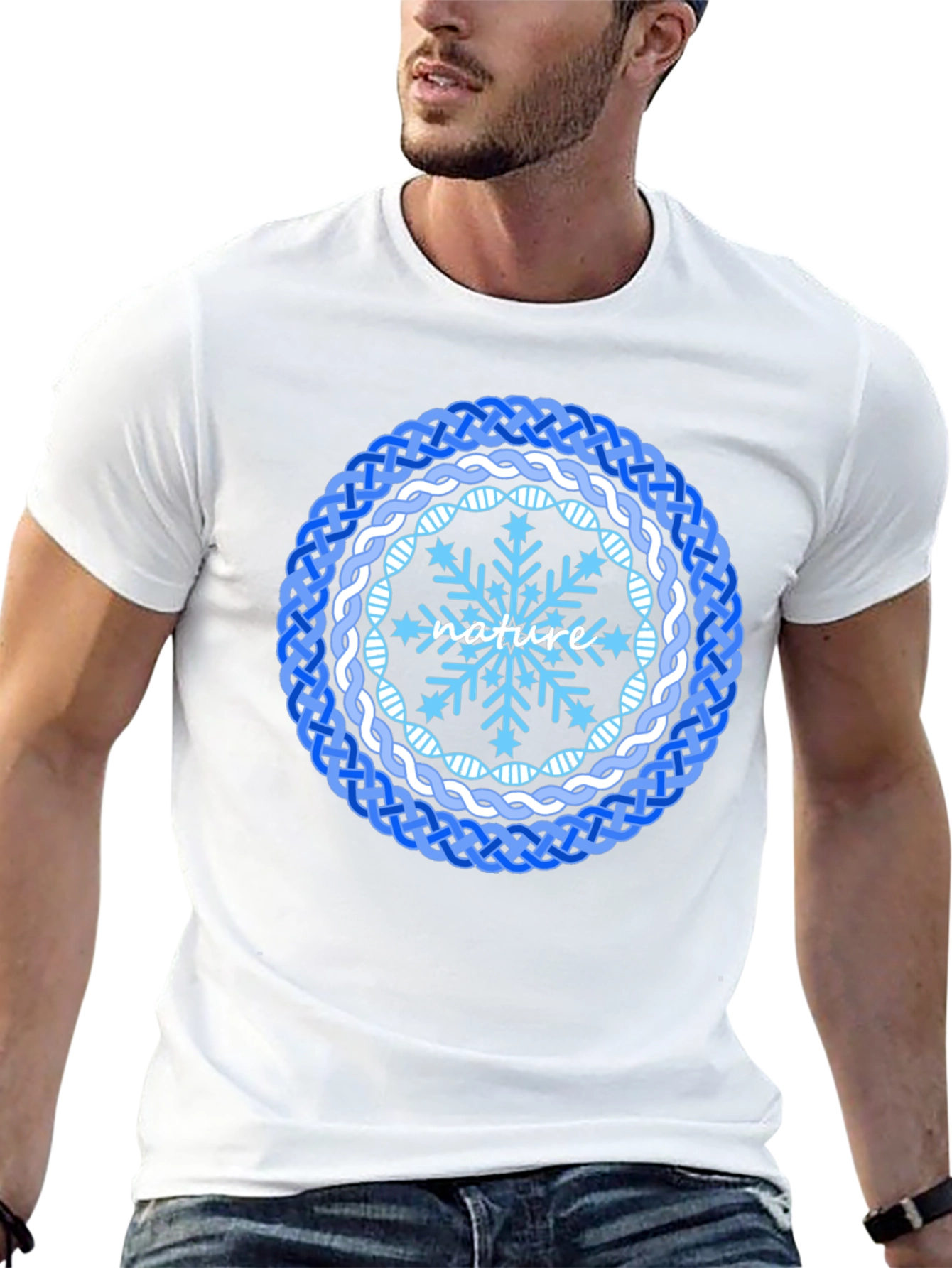 Nature Snowflake Mandala T-Shirt