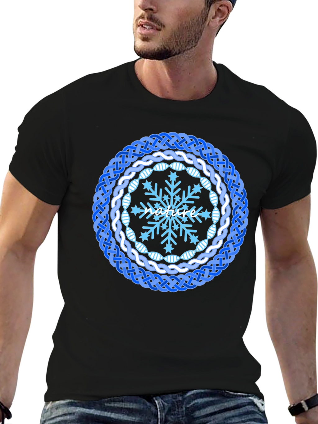 Nature Snowflake Mandala T-Shirt