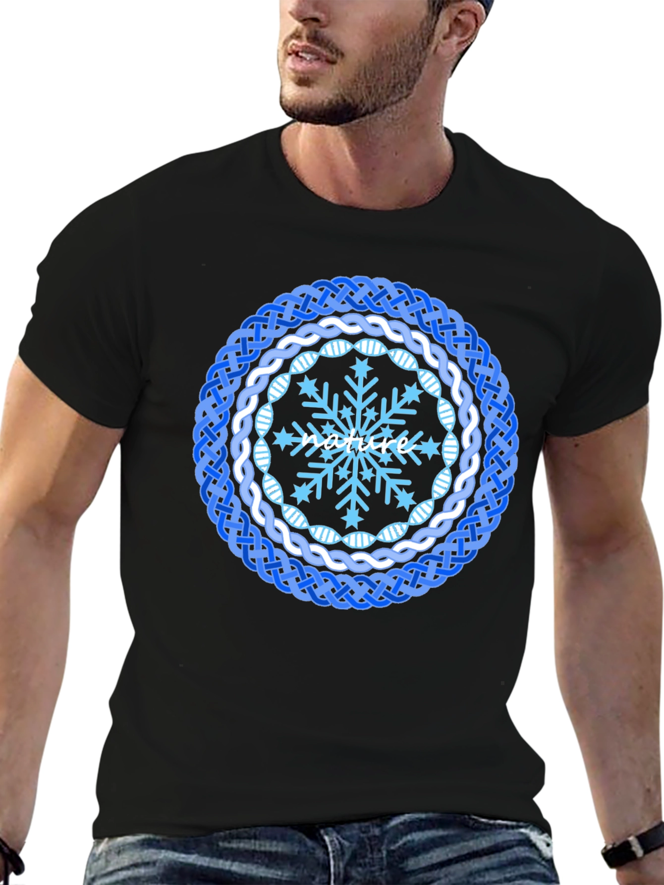 Nature Snowflake Mandala T-Shirt